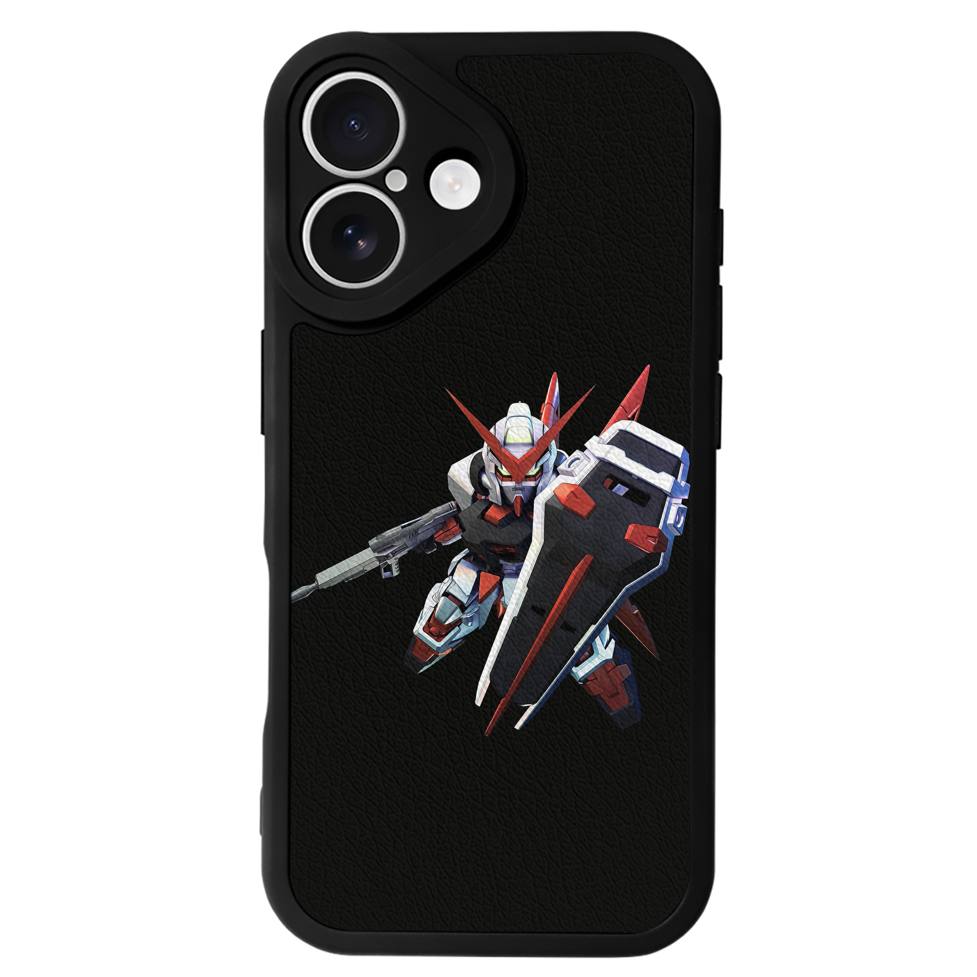 （画像用） 機動戦士ガンダム Mobile Suit Gundam 【iPhone 16シリーズ対応】シリコンスマホケース（レザー調） 材質：シリコン